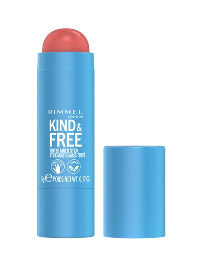 RIMMEL LONDON Kind And Free Tinted Lip Balm - 005 - Turbo Red & Kind And Free Multi-Stick - 001 - Caramel Dusk Bundle - Image 3